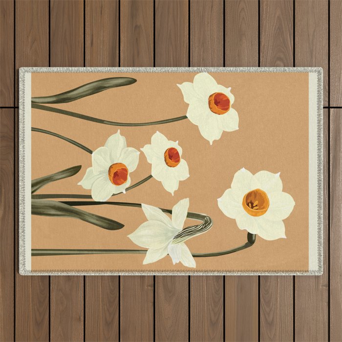 Beautiful Summer flowers II Outdoor Rug Gallery Image 1