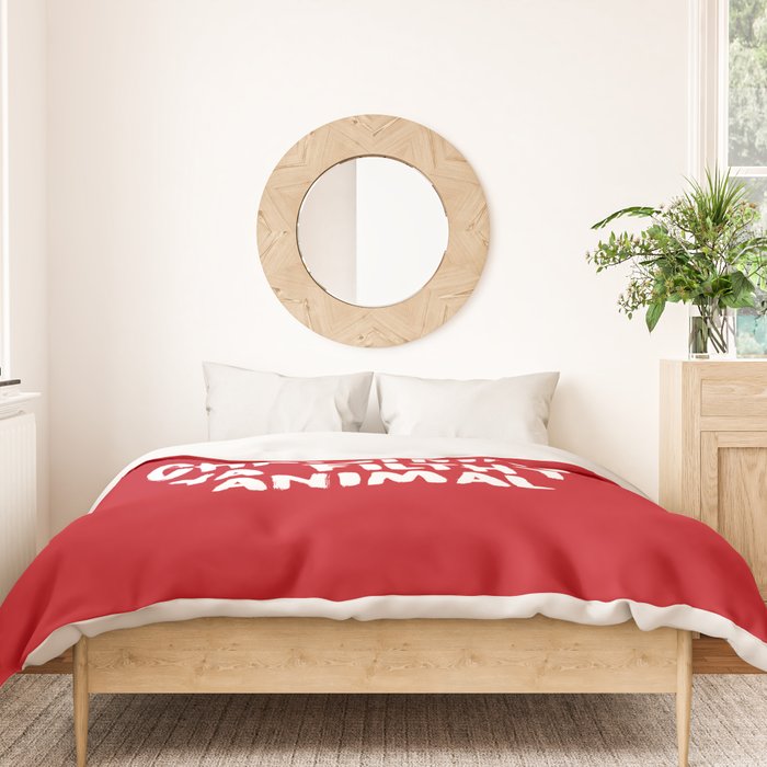 Merry Christmas Ya Filthy Animal, Funny, Saying Duvet Cover Gallery Image 3