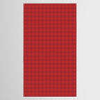 Cherry Red Gingham Check Pattern Tablecloth Gallery Image 2