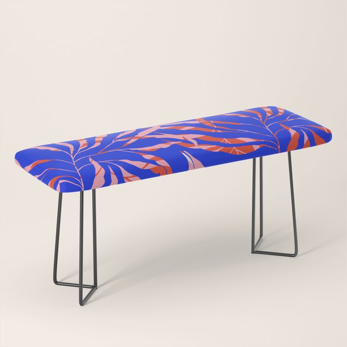 Sisters - Twin Leaf Portrait Matisse Style on Blue Bench Gallery Image 1