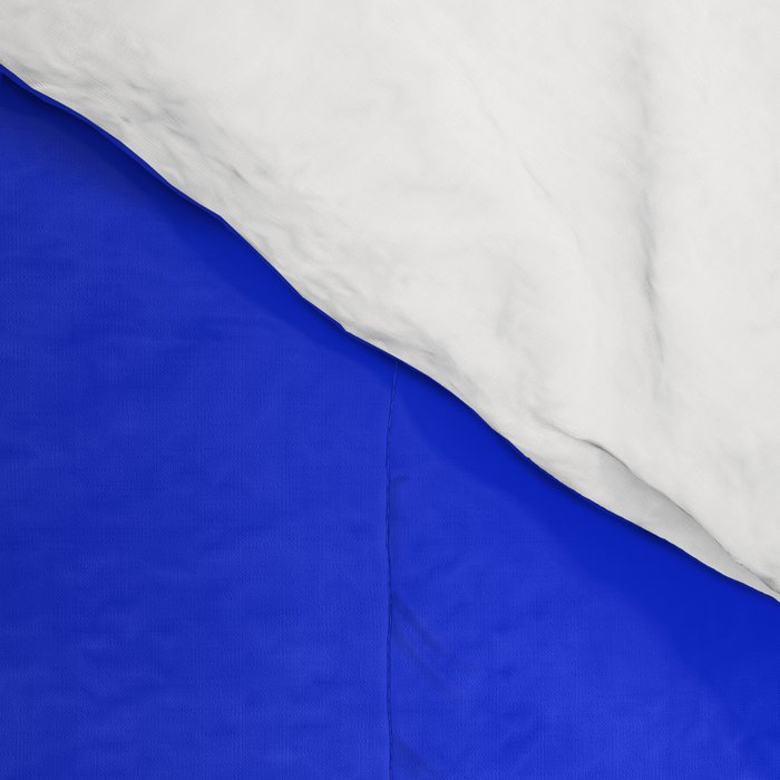 Sisters - Twin Leaf Portrait Matisse Style on Blue Comforter Gallery Image 4