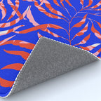 Sisters - Twin Leaf Portrait Matisse Style on Blue Rug Gallery Image 4