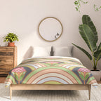 Retro Rainbow Flowers Comforter Gallery Image 3