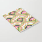 Retro Rainbow Flowers Notebook Gallery Image 2