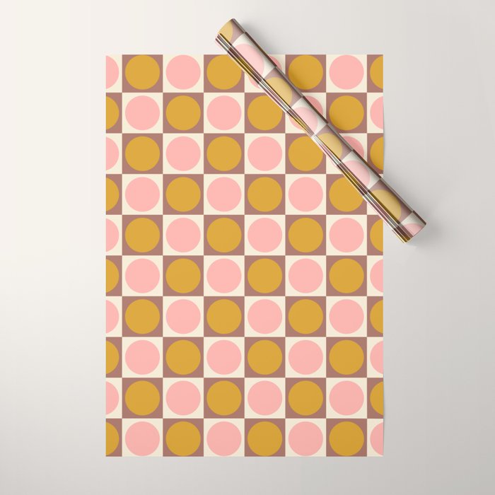 Autumn Checkerboard 29 Wrapping Paper Gallery Image 1