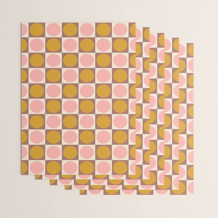 Autumn Checkerboard 29 Wrapping Paper Gallery Image 3