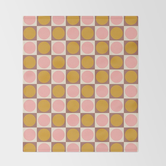 Autumn Checkerboard 29 Throw Blanket Gallery Image 2