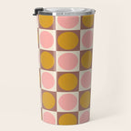 Autumn Checkerboard 29 Travel Mug Gallery Image 3