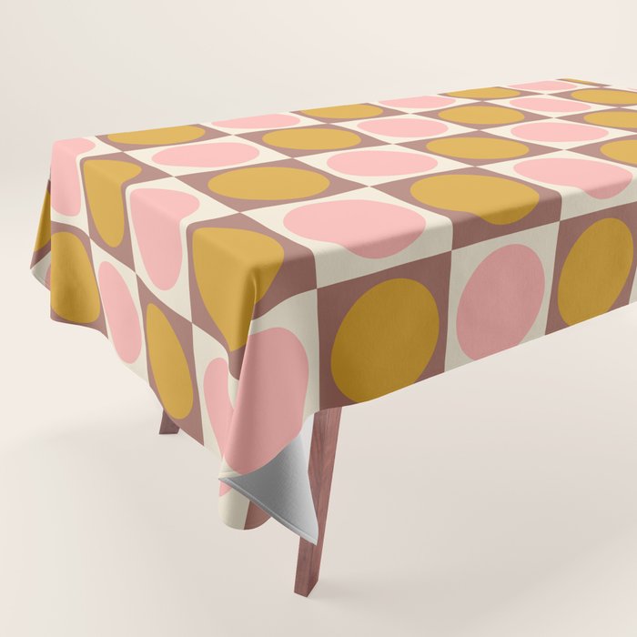 Autumn Checkerboard 29 Tablecloth Gallery Image 1