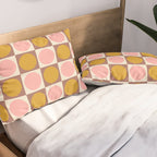 Autumn Checkerboard 29 Pillow Sham Gallery Image 2
