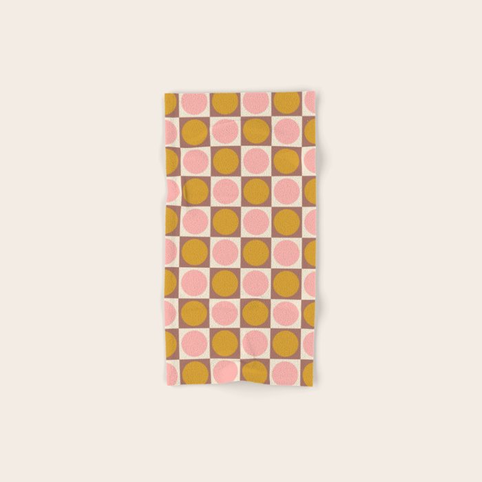 Autumn Checkerboard 29 Bath Towel Gallery Image 1