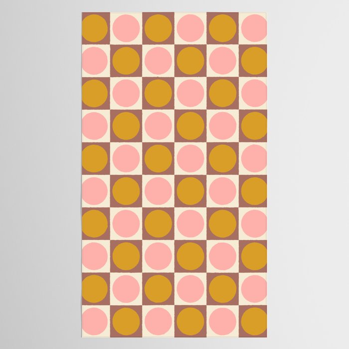 Autumn Checkerboard 29 Tablecloth Gallery Image 2