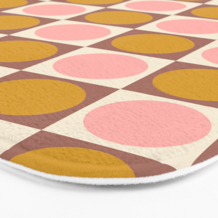 Autumn Checkerboard 29 Bath Mat Gallery Image 3