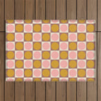 Autumn Checkerboard 29 Outdoor Rug Gallery Image 1