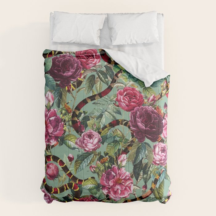 Snakes and Roses II Comforter Gallery Image 6