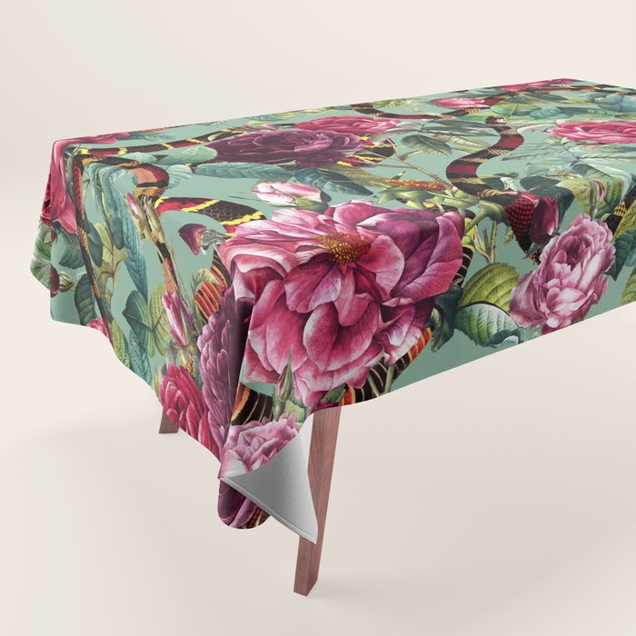 Snakes and Roses II Tablecloth Gallery Image 1
