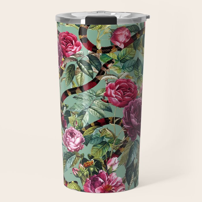 Snakes and Roses II Travel Mug Gallery Image 1