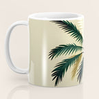 Palmacious, Palm Tree, Coconut Tree Middle East, Desert Plants Nature Illustration, Beachy Tropical Botanical Painting Coffee Mug Gallery Image 3