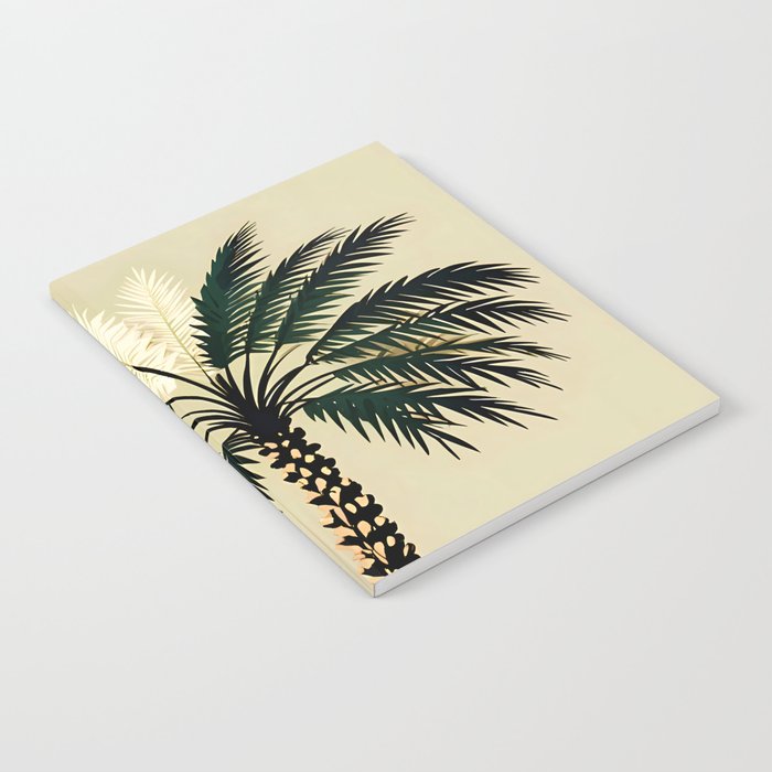 Palmacious, Palm Tree, Coconut Tree Middle East, Desert Plants Nature Illustration, Beachy Tropical Botanical Painting Notebook Gallery Image 2