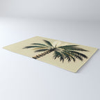 Palmacious, Palm Tree, Coconut Tree Middle East, Desert Plants Nature Illustration, Beachy Tropical Botanical Painting Rug Gallery Image 3