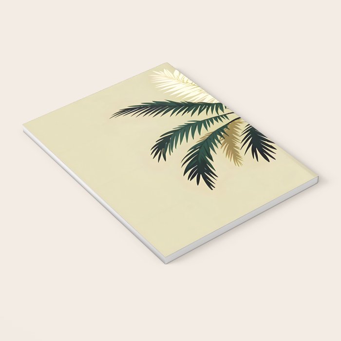 Palmacious, Palm Tree, Coconut Tree Middle East, Desert Plants Nature Illustration, Beachy Tropical Botanical Painting Notebook Gallery Image 3