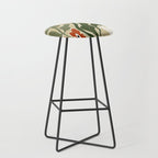 Mid-Century Bloomscape Stool Gallery Image 1