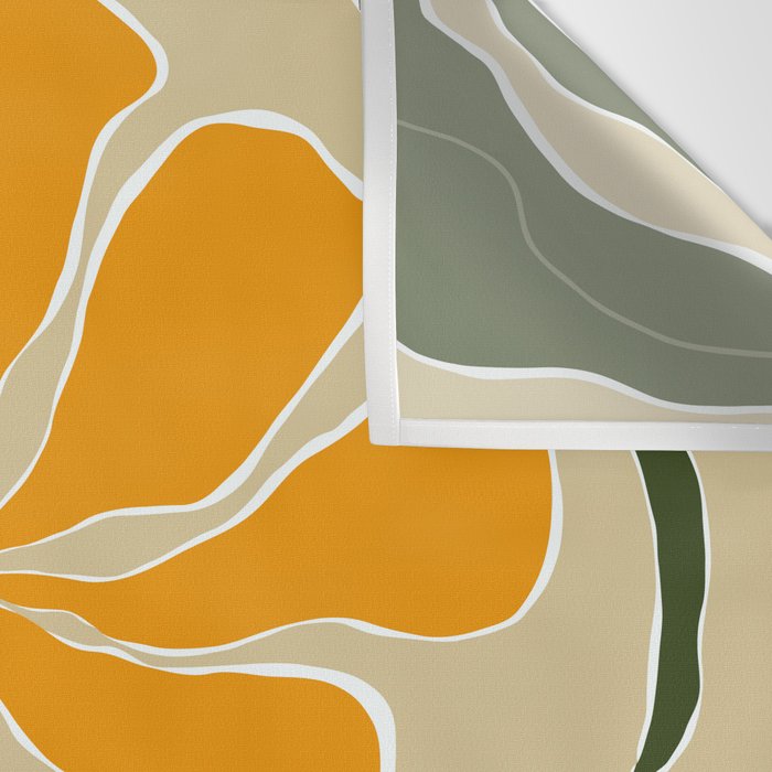 Mid-Century Bloomscape Wall Tapestry Gallery Image 3