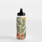 Mid-Century Bloomscape Water Bottle Gallery Image 3