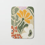 Mid-Century Bloomscape Bath Mat Gallery Image 1