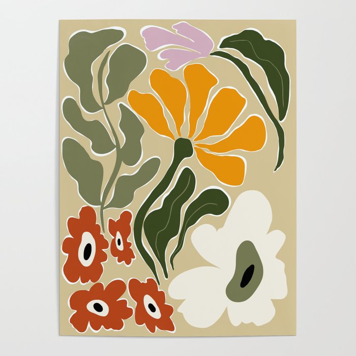 Mid-Century Bloomscape Poster Gallery Image 4