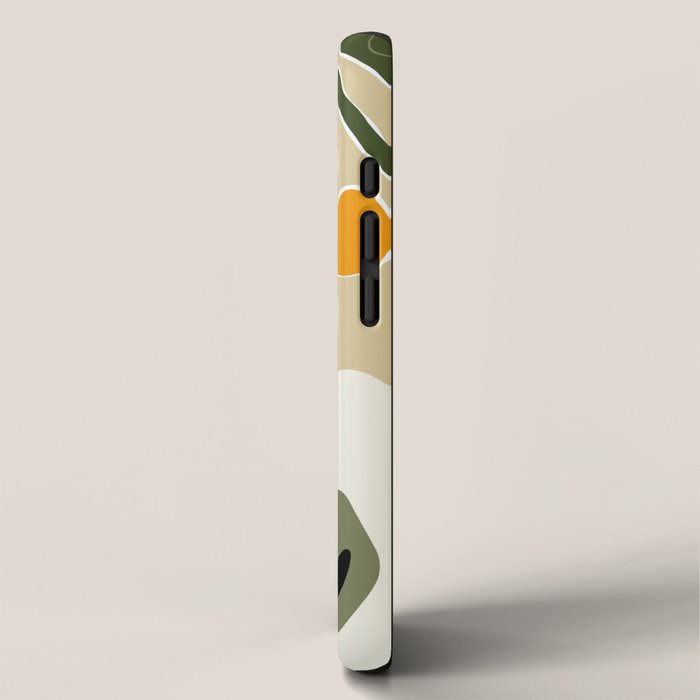 Mid-Century Bloomscape iPhone Case Gallery Image 2