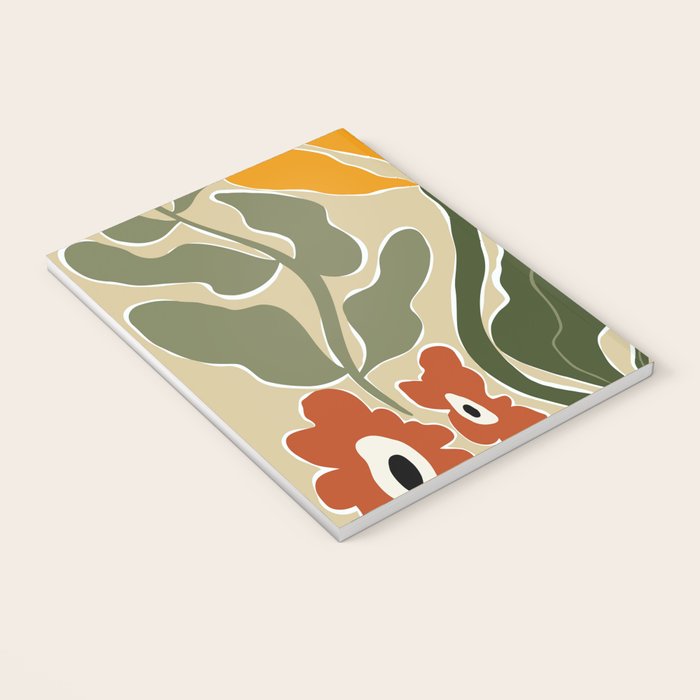 Mid-Century Bloomscape Notebook Gallery Image 3