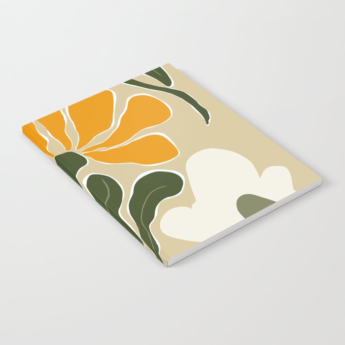 Mid-Century Bloomscape Notebook Gallery Image 2