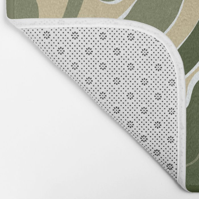 Mid-Century Bloomscape Bath Mat Gallery Image 2