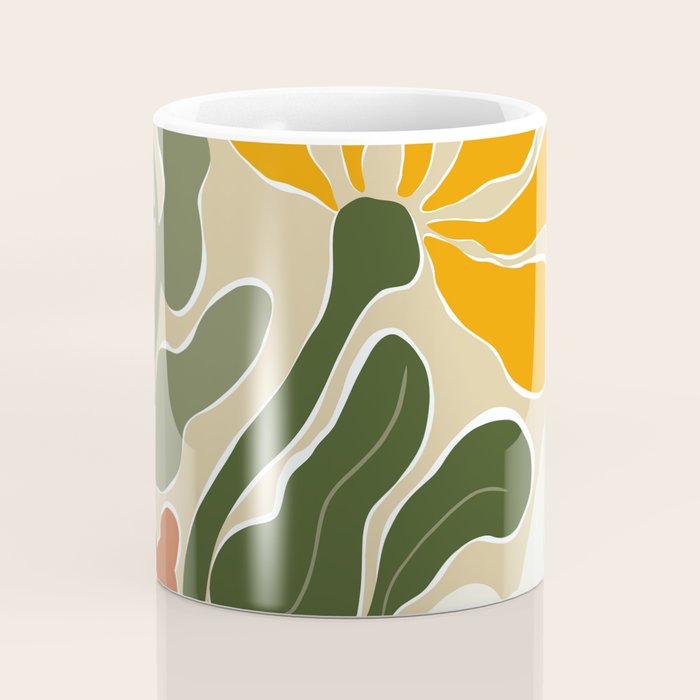 Mid-Century Bloomscape Coffee Mug Gallery Image 4