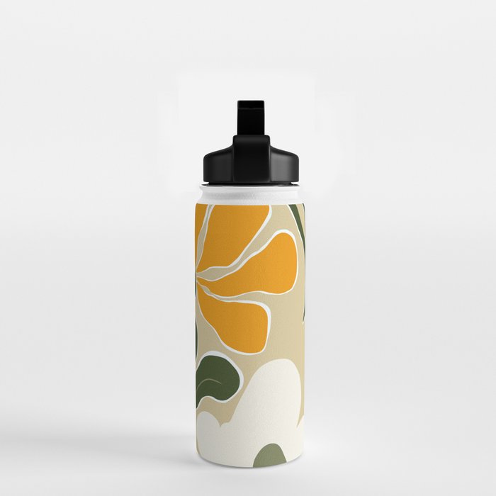 Mid-Century Bloomscape Water Bottle Gallery Image 2