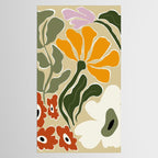 Mid-Century Bloomscape Tablecloth Gallery Image 2