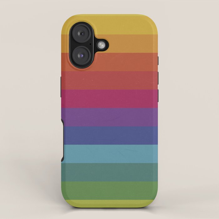 The Color Wheel / Rainbow Stripes iPhone Case Gallery Image 1