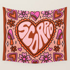 Scorpio Heart Wall Tapestry Gallery Image 4