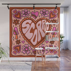 Scorpio Heart Wall Mural Gallery Image 1