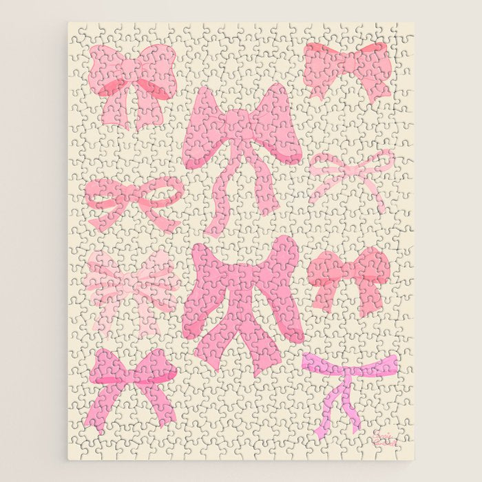 Pink Bows Jigsaw Puzzle Gallery Image 1