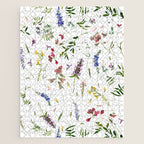 Scandinavian Midsummer Wildflowers Meadow  Jigsaw Puzzle Gallery Image 1