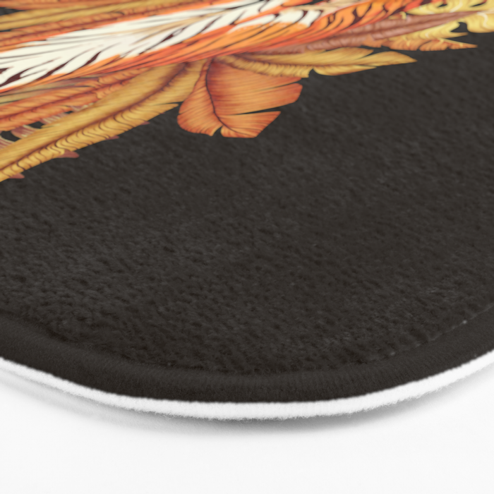Autumn Jungle Tiger Bath Mat Gallery Image 3
