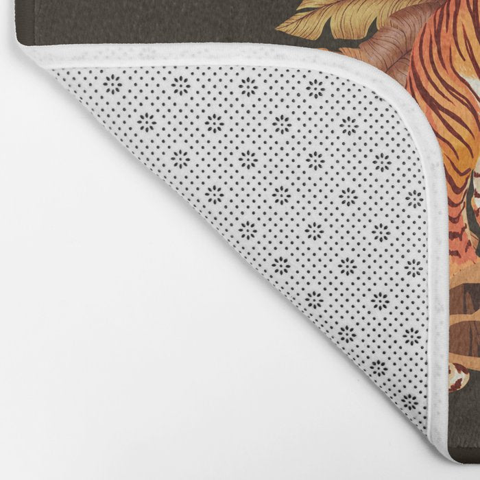 Autumn Jungle Tiger Bath Mat Gallery Image 2