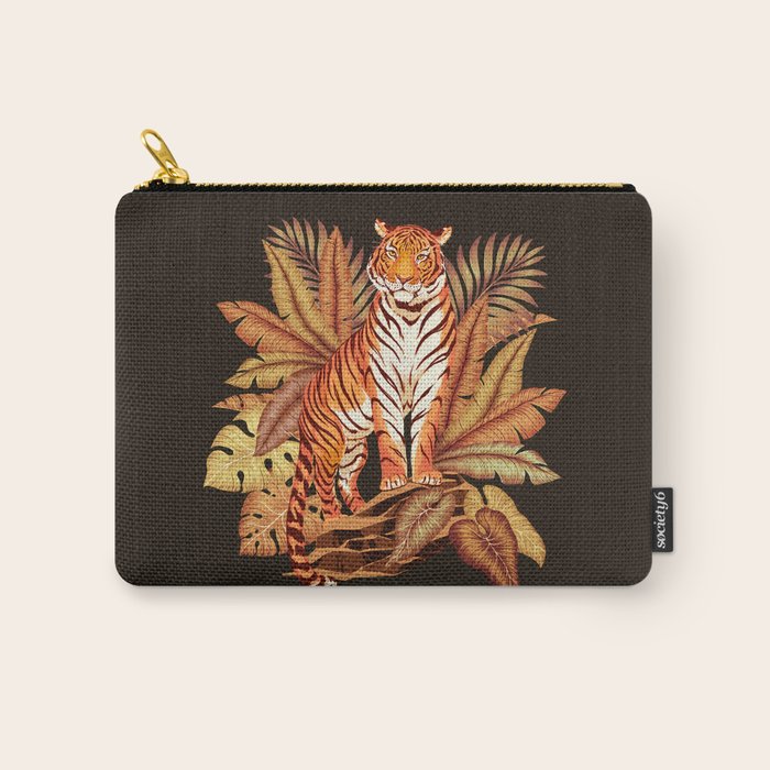 Autumn Jungle Tiger Carry All Pouch Gallery Image 1