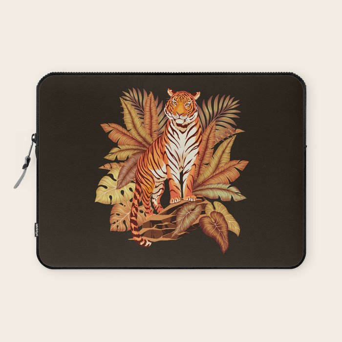 Autumn Jungle Tiger Laptop Sleeve Gallery Image 1
