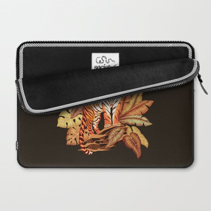 Autumn Jungle Tiger Laptop Sleeve Gallery Image 2