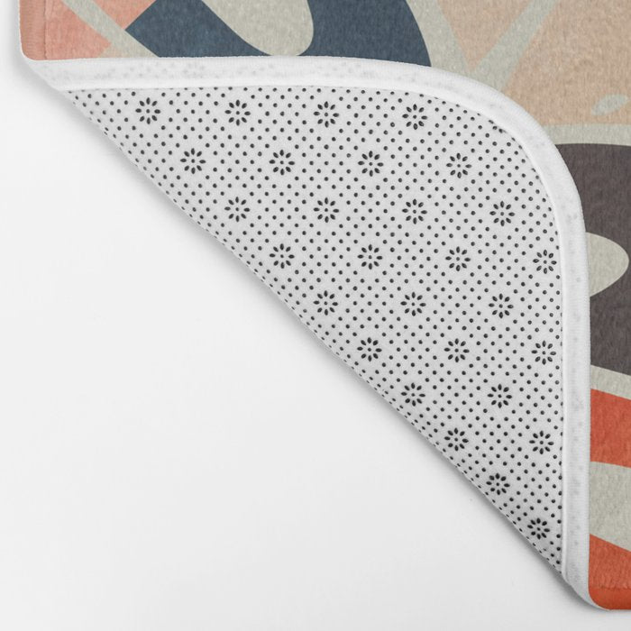 shape leaf modern mid century Bath Mat Gallery Image 2