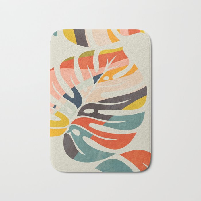 shape leaf modern mid century Bath Mat Gallery Image 1