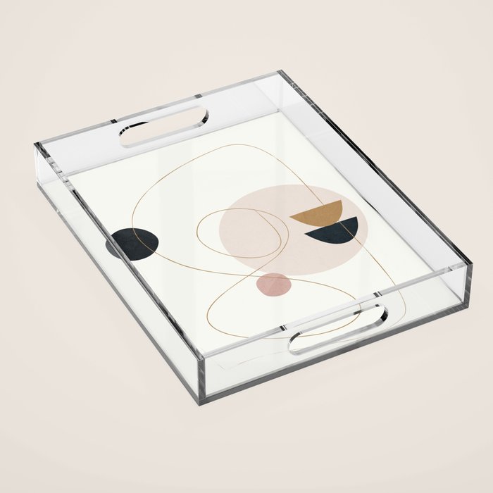 Abstract Minimal Art 31 Acrylic Tray Gallery Image 1